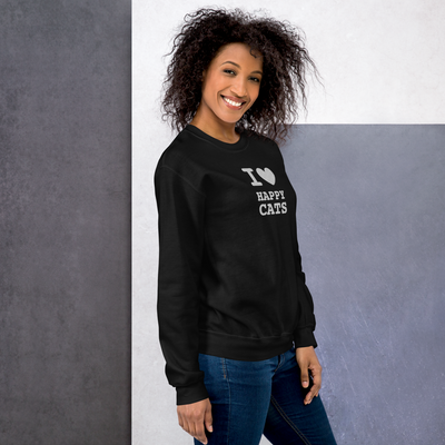 Happy Cat Lady Halloween 2026 Sweatshirt