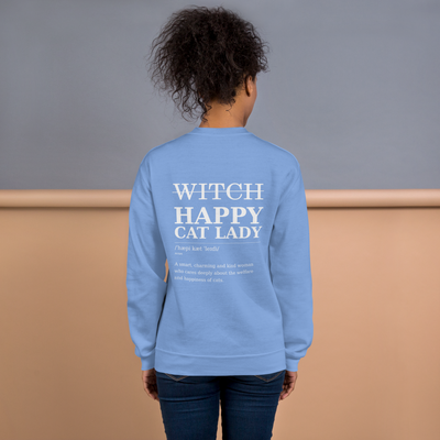 Happy Cat Lady Halloween 2026 Sweatshirt