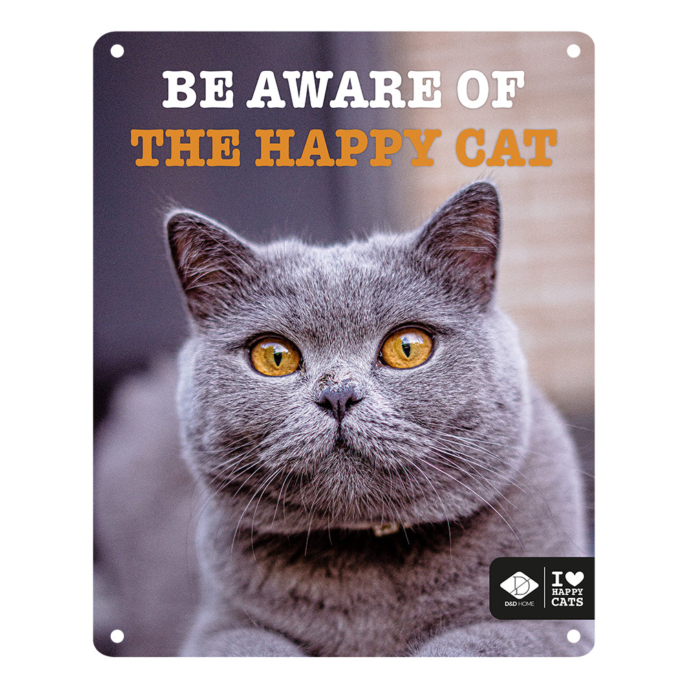 I LOVE HAPPY CATS Wall sign
